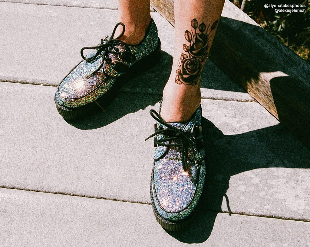 Rainbow Glitter Viva Mondo Creeper - Image 2