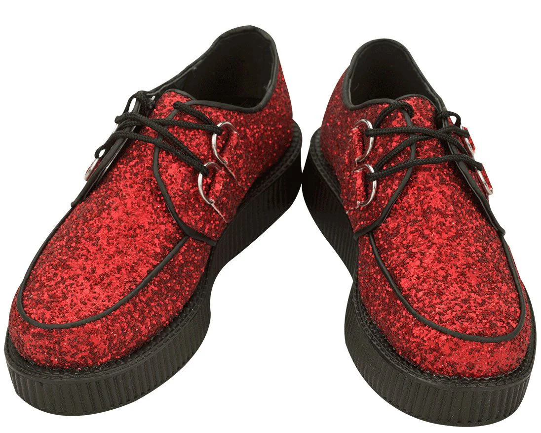 Ruby Red Glitter Creepers - Image 2