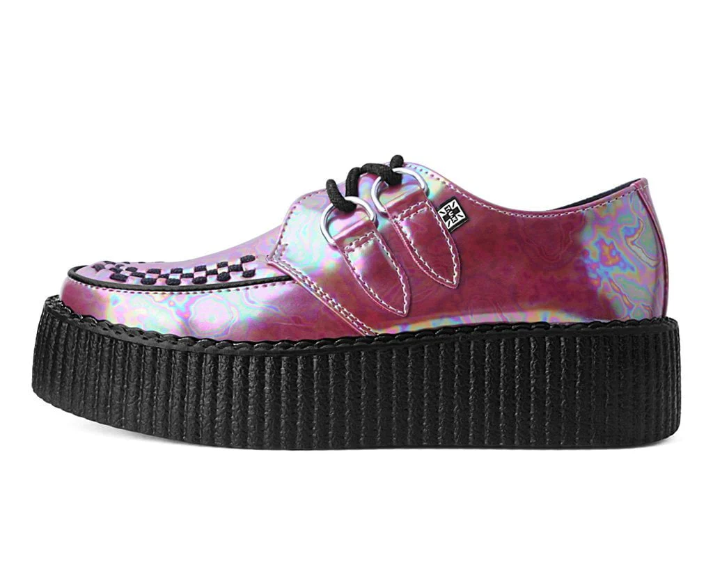 Red Oil Slick D-Ring Mondo Creeper - Image 5
