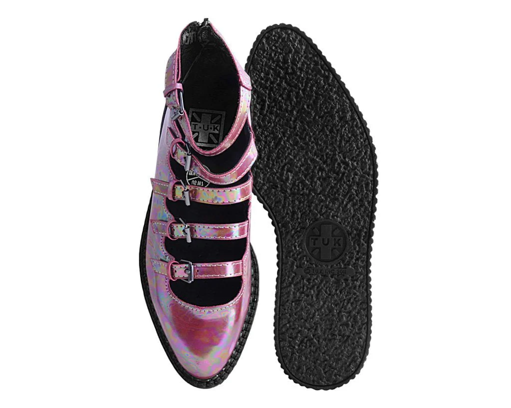 Red Oil Slick Multi-Strap Mary Jane - Image 4