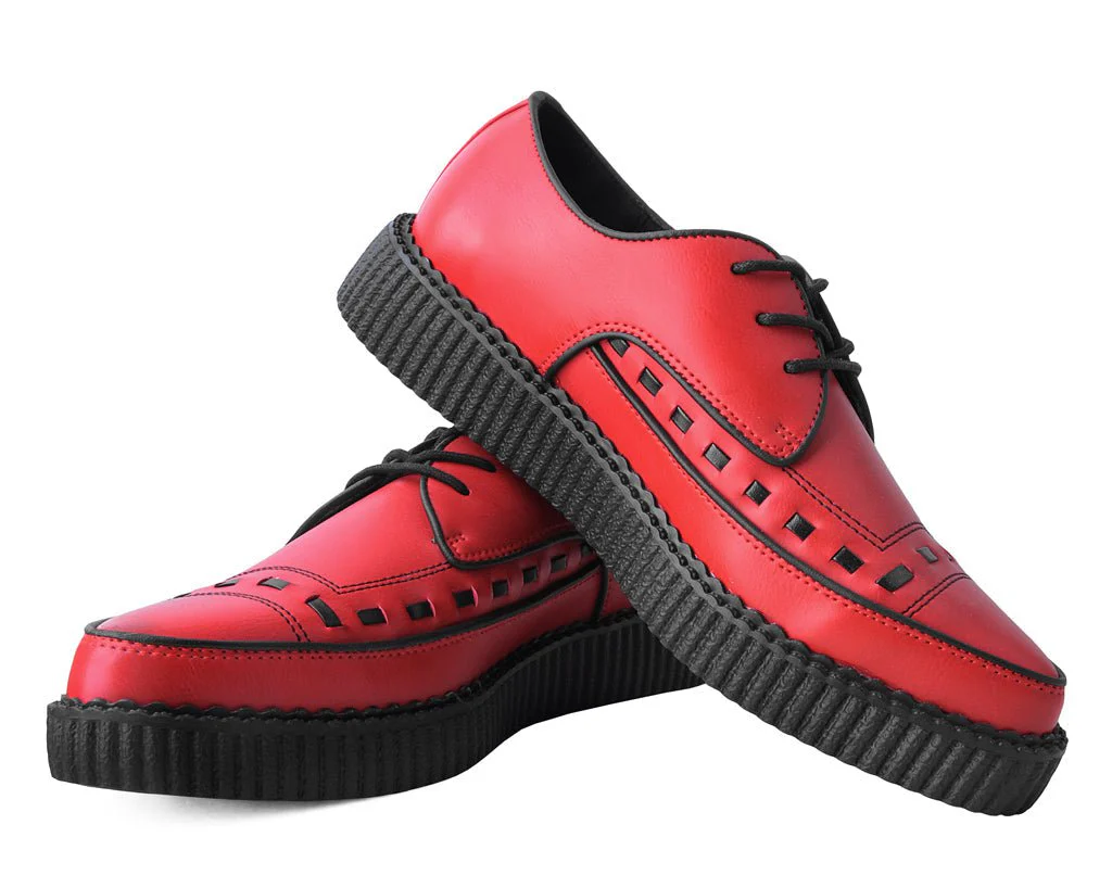 Red TUKskin™ Lace Up Creeper - Image 3