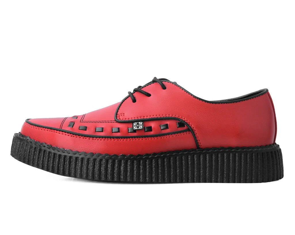 Red TUKskin™ Lace Up Creeper - Image 5