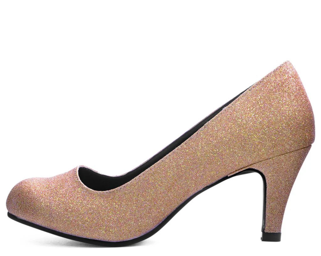 Rose Glitter Heel - Image 3