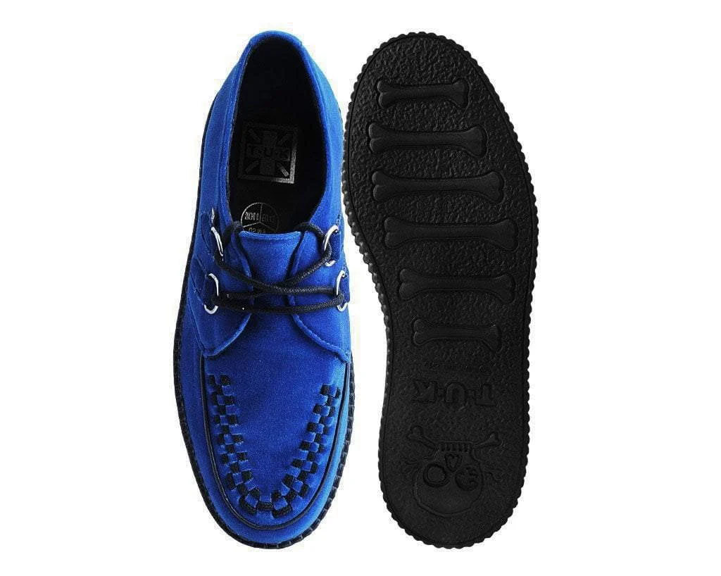 Royal Blue Velvet Viva Mondo Creeper - Image 4