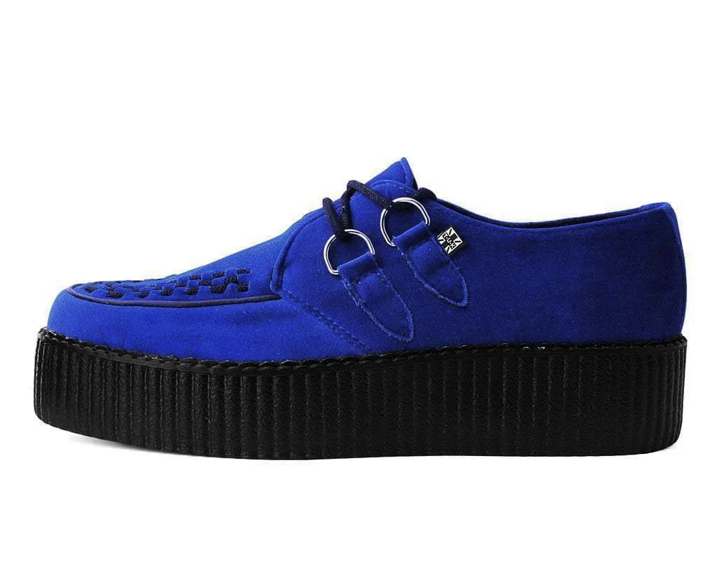 Royal Blue Velvet Viva Mondo Creeper - Image 5
