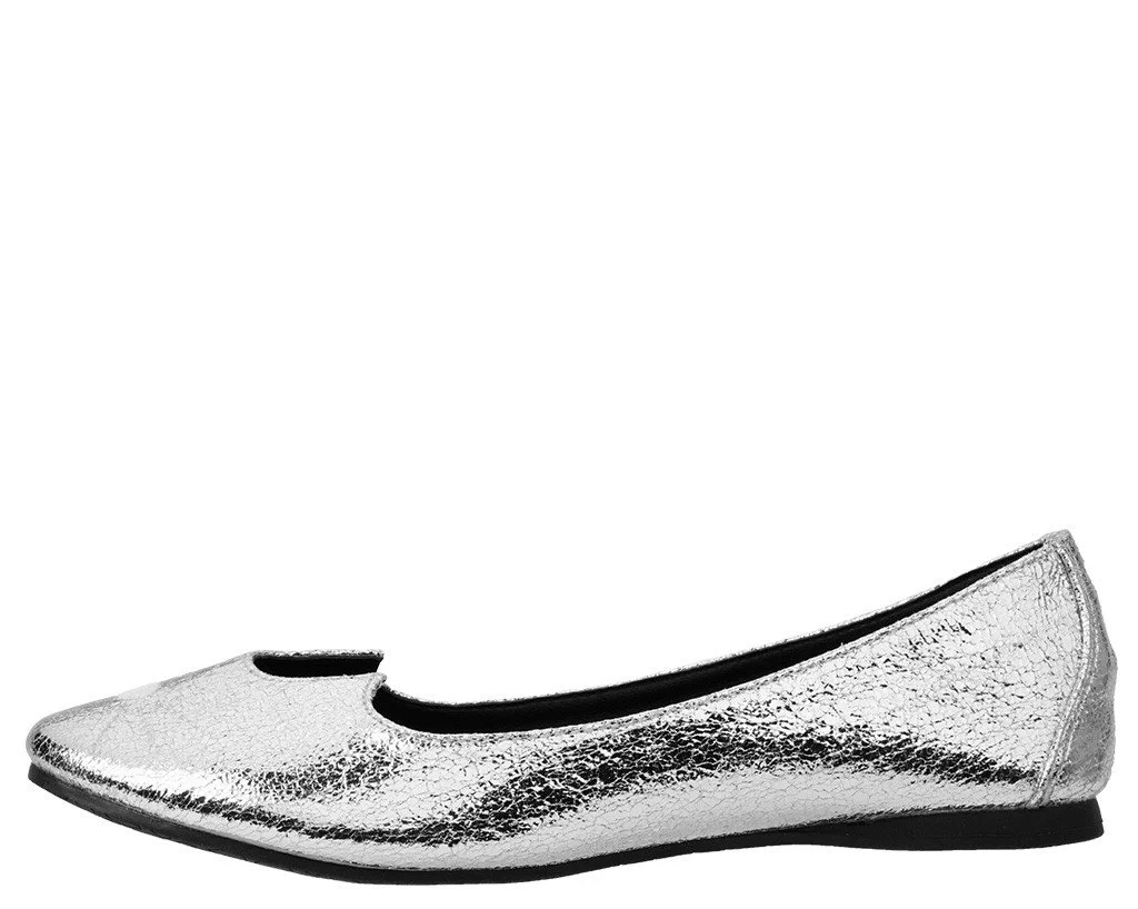 Silver Crackle Sophistakitty Flat - Image 3