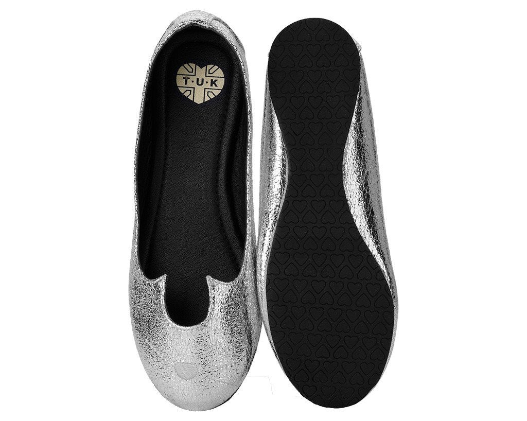 Silver Crackle Sophistakitty Flat - Image 4