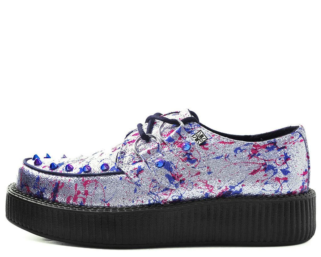 Silver Multi Paint Splash Spiked Creeper - Image 3