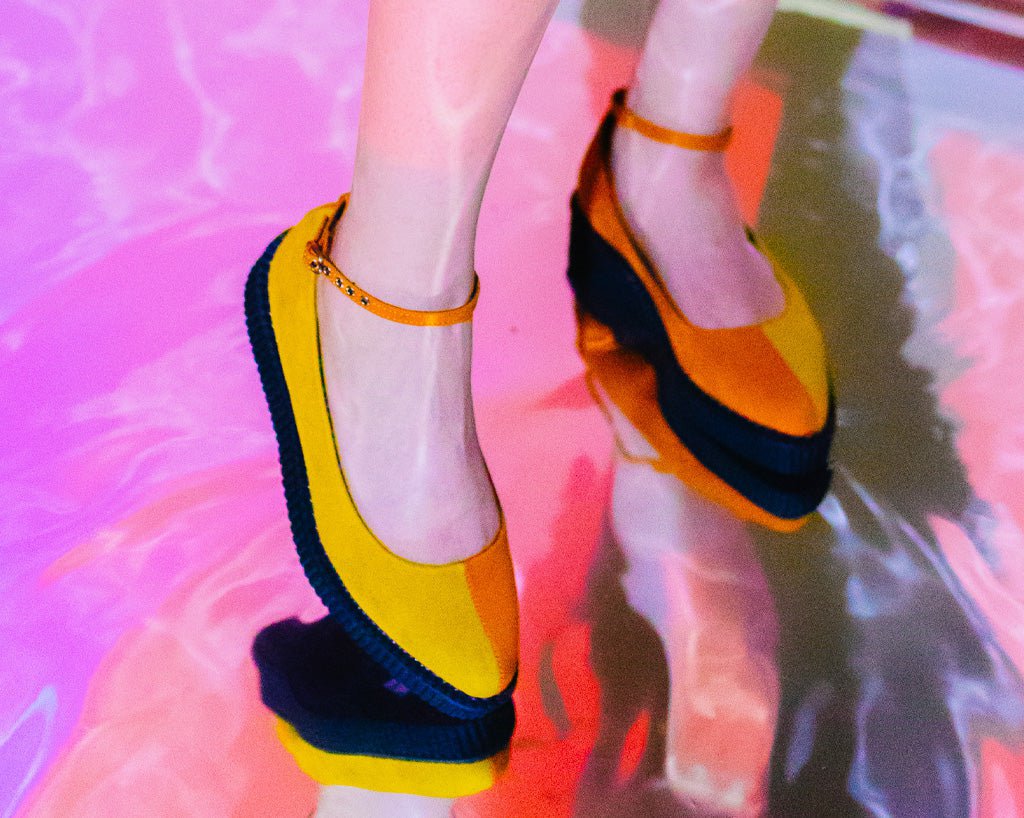 Sunkissed Twist Ballet Ankle Strap Creeper - Image 6