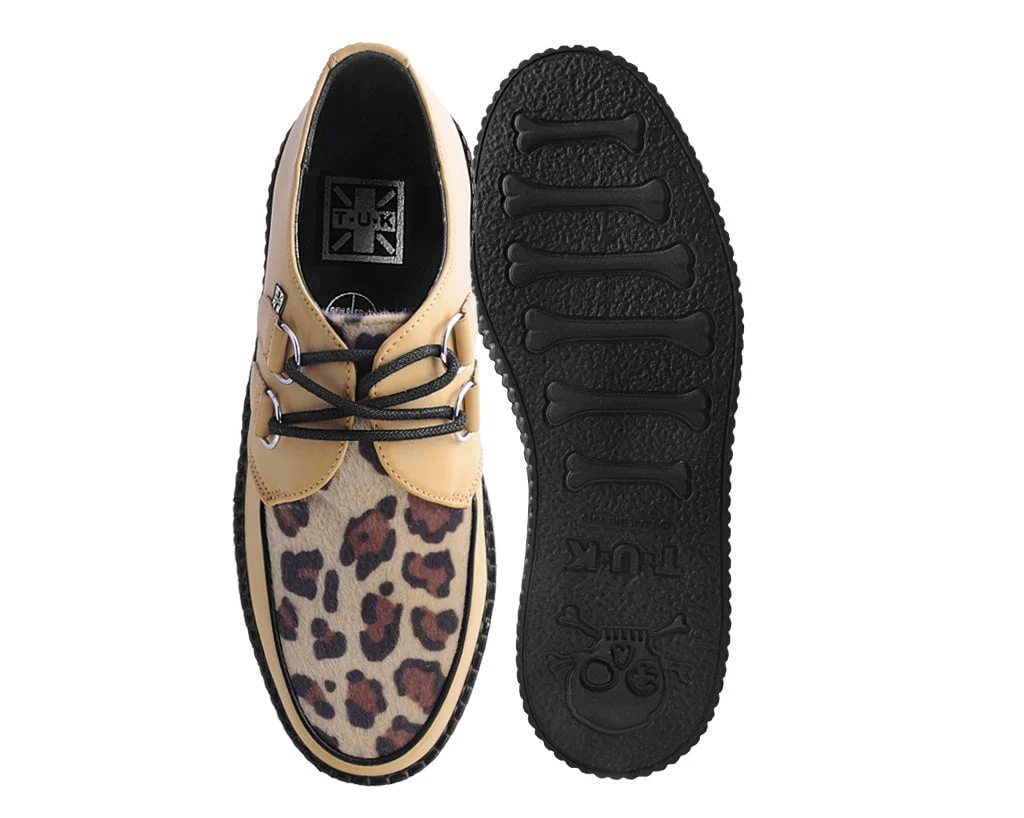 Tan Leopard Brush-Off Mondo Creeper - Image 3