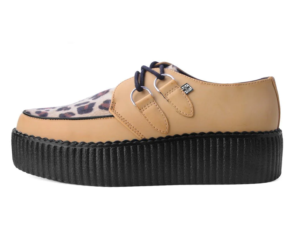 Tan Leopard Brush-Off Mondo Creeper - Image 4