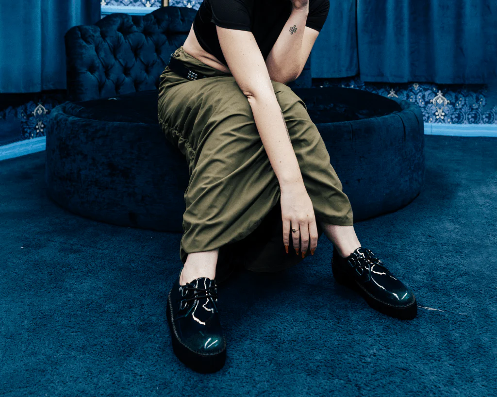 Teal Gradient D-Ring Mondo Creeper - Image 6