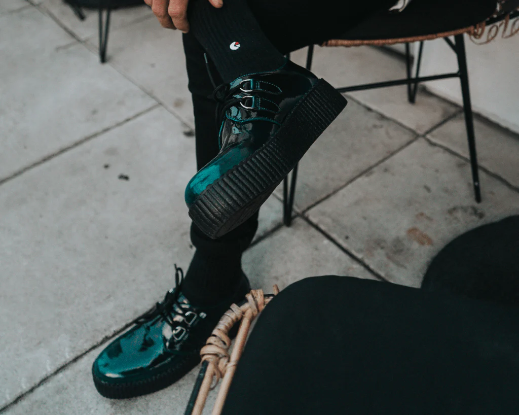 Teal Gradient D-Ring Mondo Creeper - Image 7