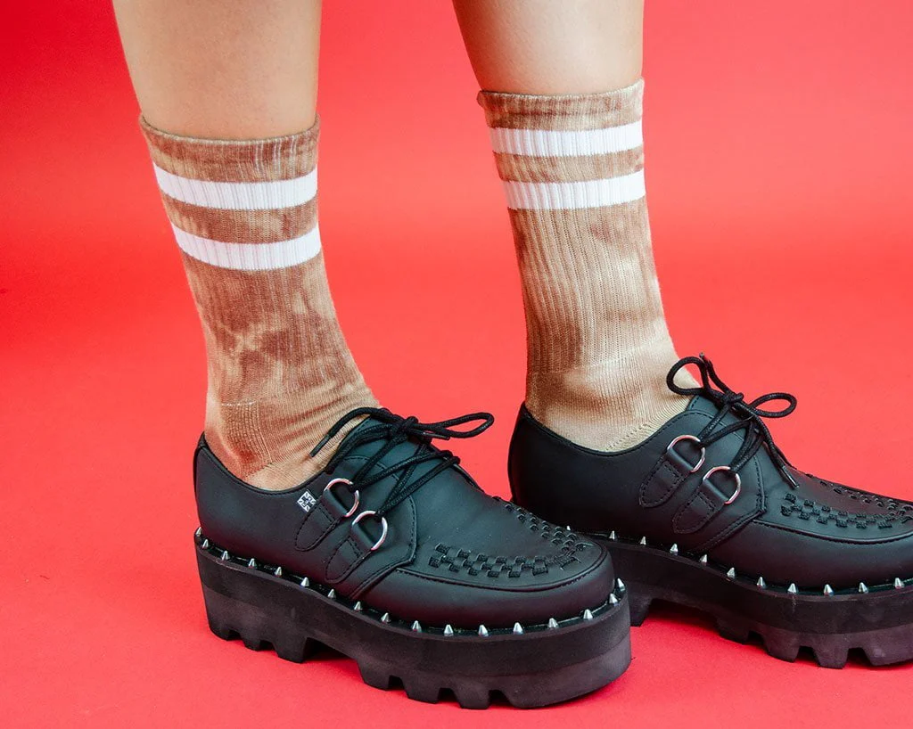 Tie-Dye Chocolate Tube Sock - Image 2
