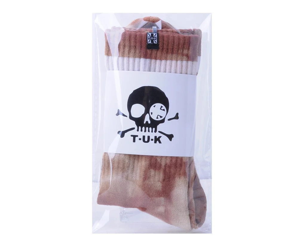 Tie-Dye Chocolate Tube Sock - Image 3