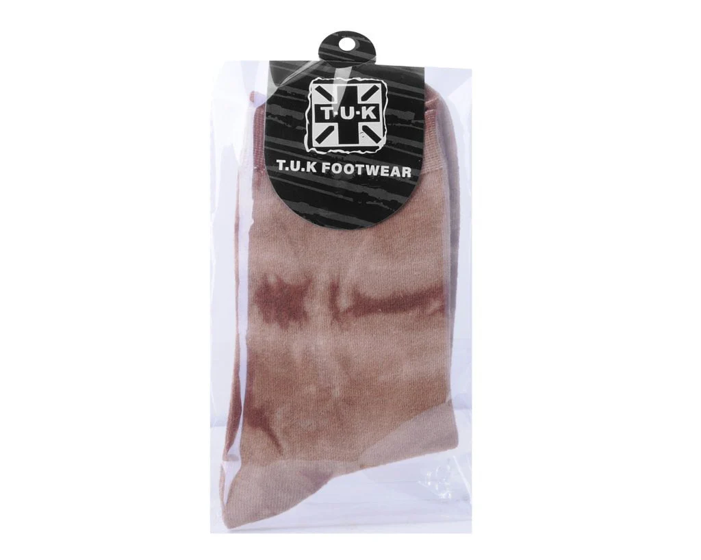 Tie-Dye Chocolate Women's Crew Sock - Image 3