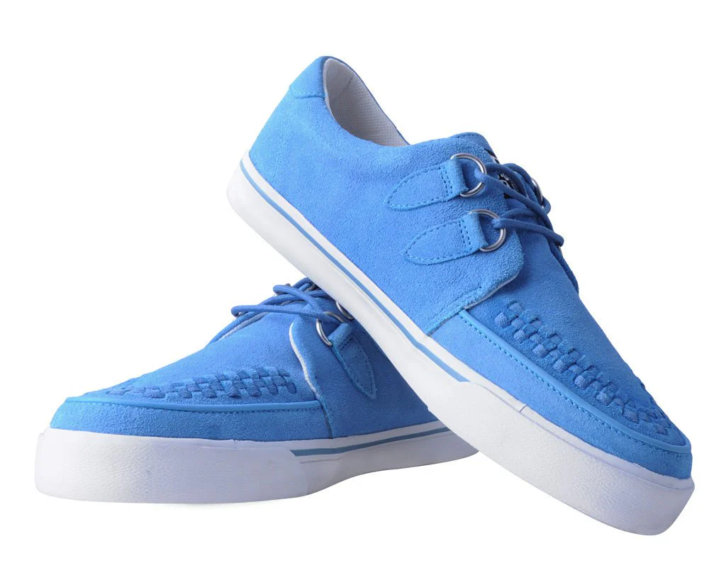 Tranquil Blue Suede D-Ring Interlace Sneaker - Image 3