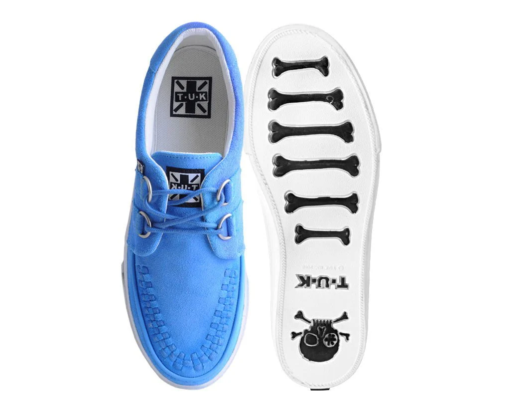 Tranquil Blue Suede D-Ring Interlace Sneaker - Image 4