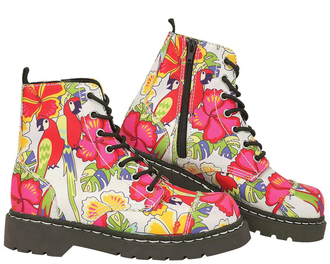 Tropical Parrot Boots - *FINAL SALE/NON-RETURNABLE - Image 3