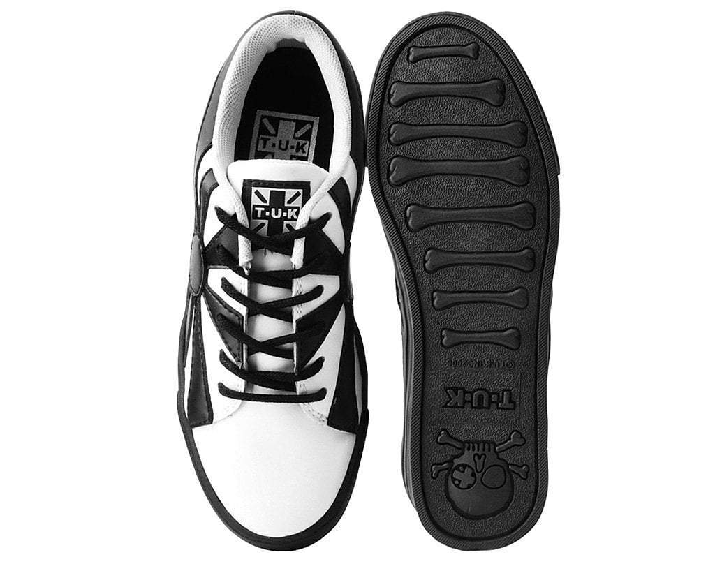 White & Black Sunburst Sneaker - Image 5