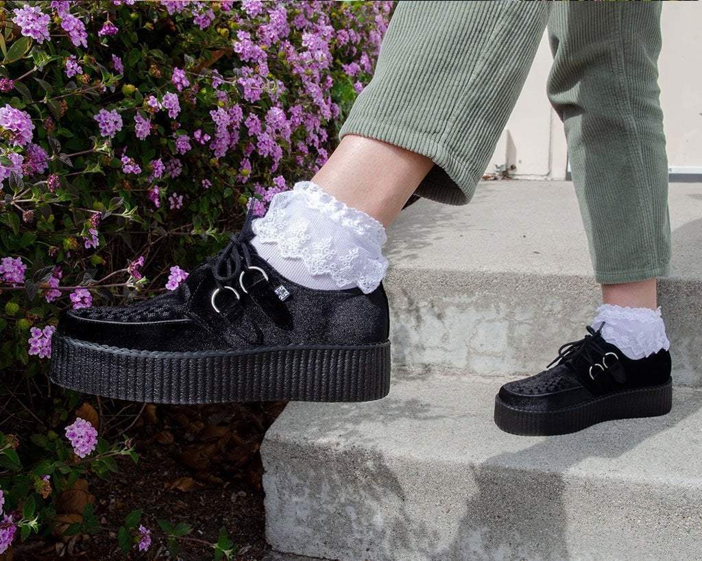 Women's White Lolita Sock - Image 5