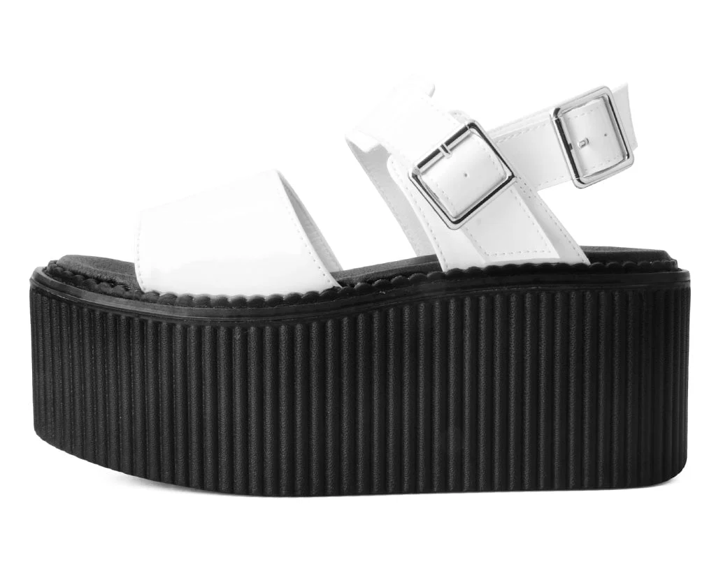 White Patent Strato Sandal - Image 5