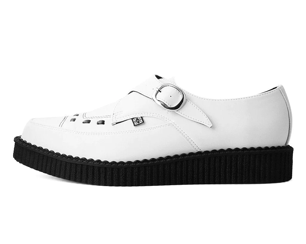 White TUKskin™ Buckle Pointed Creeper - Image 5